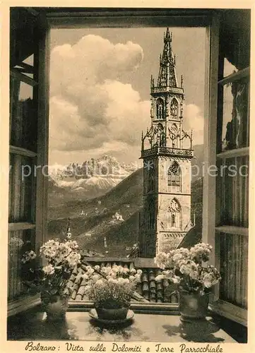 AK / Ansichtskarte Bolzano Dolomiti Torre Parrocchiale Kat. Bolzano