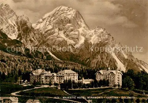 AK / Ansichtskarte Cortina d Ampezzo Majestic Hotel Miramonti Kat. Cortina d Ampezzo