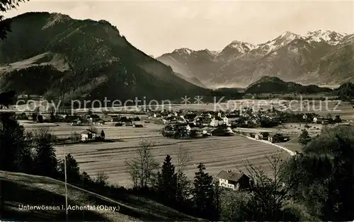 AK / Ansichtskarte Unterwoessen Panorama Achental Alpen Kat. Unterwoessen