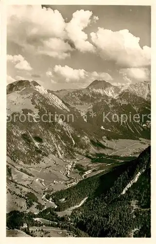 AK / Ansichtskarte Hindelang Blick vom Imbergerhorn Bad Oberdorf Hintersteinertal Alpen Kat. Bad Hindelang