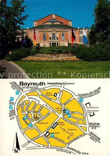 AK / Ansichtskarte Bayreuth Richard Wagne Festspielhaus Kat. Bayreuth