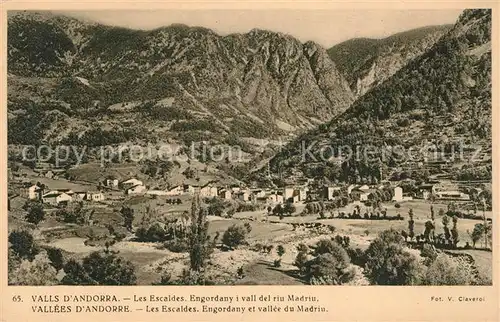 AK / Ansichtskarte Andorra La Vella Escaldes Panorama Kat. Andorra La Vella