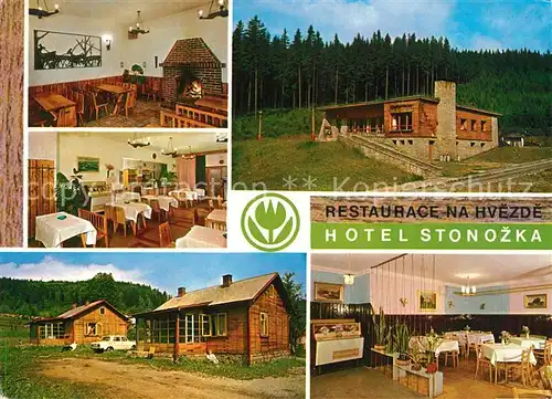 AK / Ansichtskarte Karlova Studanka Restaurace na Hvezde Hotel Stanozka Kat. Bad Karlsbrunn