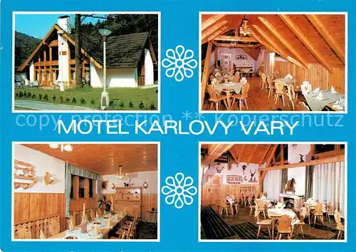 AK / Ansichtskarte Karlovy Vary Motel Karlovy Vary Gastraeume Kat. Karlovy Vary Karlsbad