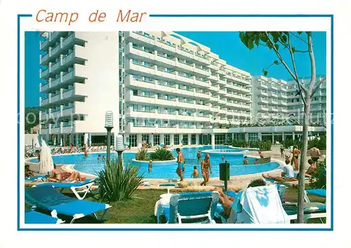 AK / Ansichtskarte Camp de Mar Hotel Club Swimmingpool Kat. Andratx Mallorca