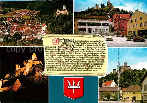 AK / Ansichtskarte Kipfenberg Altmuehltal Stadtblick Marktplatz Schloss Kat. Kipfenberg