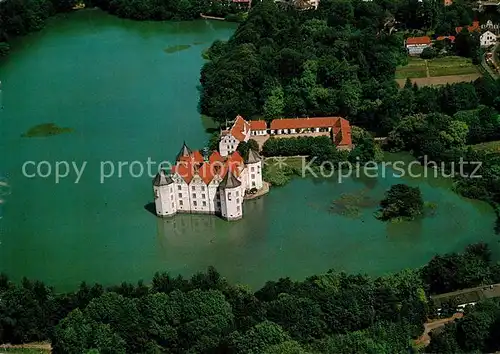 AK / Ansichtskarte Gluecksburg Ostseebad Schloss Fliegeraufnahme Kat. Gluecksburg (Ostsee)