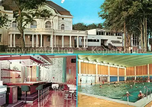 Kuehlungsborn Ostseebad Meerwasserschwimmhalle des FDGB Bar Hallenbad Kat. Kuehlungsborn