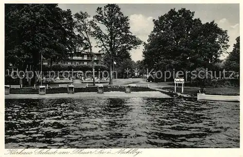 Plau See Kurhaus Seelust Strand Plauer See Mecklenburgische Seenplatte