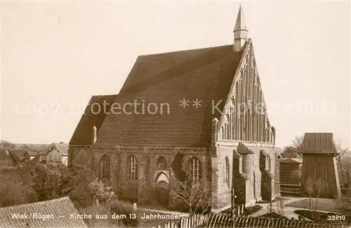 Wiek Ruegen Kirche 13. Jhdt. Kat. Wiek