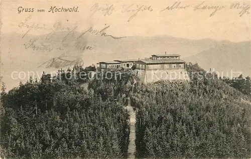 Oybin Hochwald Baude Zittauer Gebirge Kat. Kurort Oybin