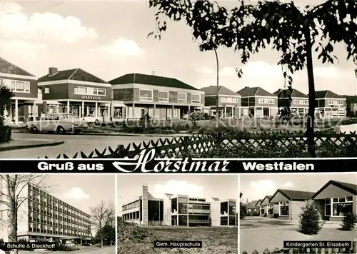 AK / Ansichtskarte Horstmar Westfalen Schulte und Dieckhoff Hauptschule Kindergarten Kat. Horstmar