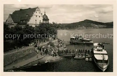 AK / Ansichtskarte Saalburg Saale Bleiloch Saaletalsperre Kat. Saalburg Ebersdorf