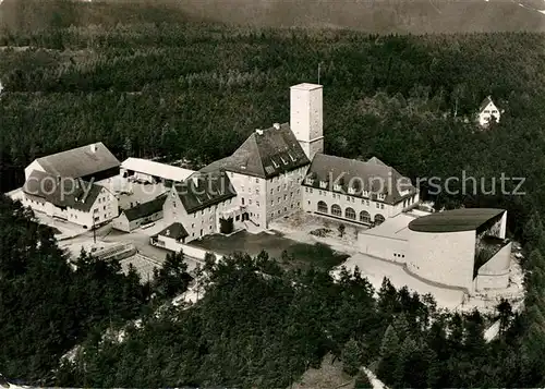 AK / Ansichtskarte Ebermannstadt Fliegeraufnahme Burg Feuerstein Haus der katholischen Jugend Kat. Ebermannstadt