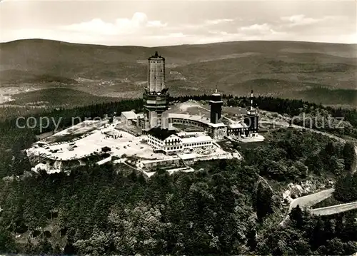 AK / Ansichtskarte Grosser Feldberg Taunus Fliegeraufnahme Fernseh UKW Sender Kat. Schmitten