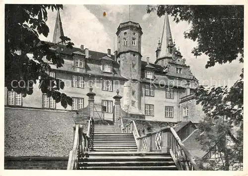 AK / Ansichtskarte oehringen Hohenlohe Fuerstlich Hohenlohesches Schloss Kat. oehringen