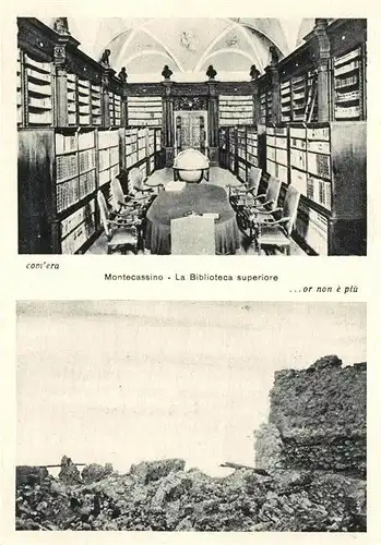 AK / Ansichtskarte Montecassino Biblioteca superiore Kat. 