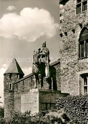 AK / Ansichtskarte Burg Wupper Schloss Denkmal Engelbert II Graf von Berg Kat. Solingen