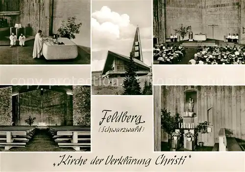 AK / Ansichtskarte Feldberg Schwarzwald Kirche der Verklaerung Christi Kat. Feldberg (Schwarzwald)