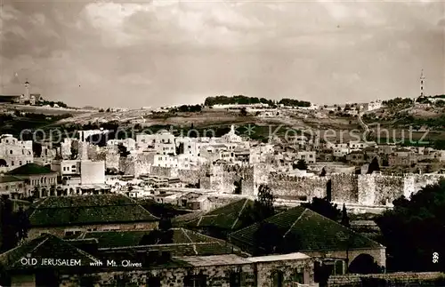 AK / Ansichtskarte Jerusalem Yerushalayim Mont Olives Kat. Israel