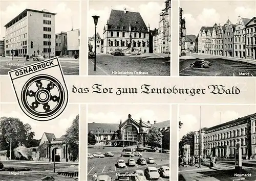 AK / Ansichtskarte Teutoburgerwald Hauptpost Historisches Rathaus Markt Hegertor Hauptbahnhof Neumarkt Kat. Detmold
