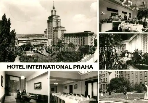 AK / Ansichtskarte Praha Prahy Prague Hotel International Kat. Praha