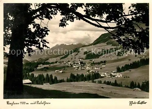 AK / Ansichtskarte Riezlern Kleinwalsertal Vorarlberg Panorama Nebelhorn Kat. Mittelberg