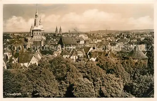 AK / Ansichtskarte Osnabrueck Stadtpanorama mit Dom Kat. Osnabrueck