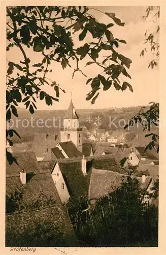 AK / Ansichtskarte Graefenberg Oberfranken Ortsansicht mit Kirche Kat. Graefenberg