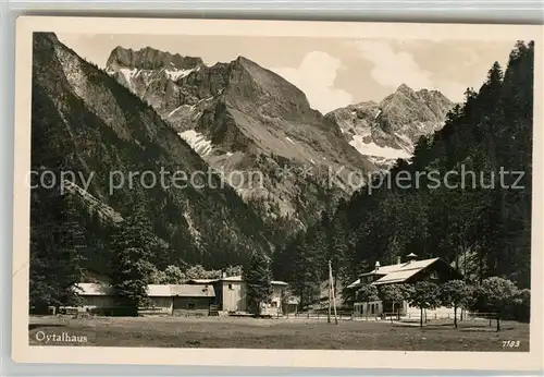 AK / Ansichtskarte Oytal Oytalhaus Alpen Kat. Oberstdorf