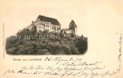 AK / Ansichtskarte Landshut Isar Schloss Kat. Landshut