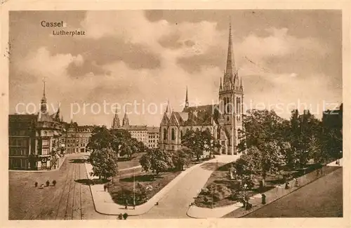 AK / Ansichtskarte Kassel Lutherplatz Kirche Kat. Kassel