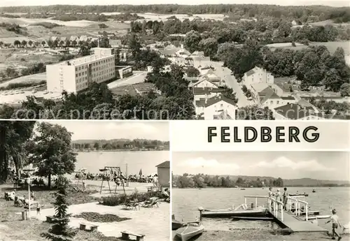 AK / Ansichtskarte Feldberg Mecklenburg Panorama Seestieg Kat. Feldberger Seenlandschaft