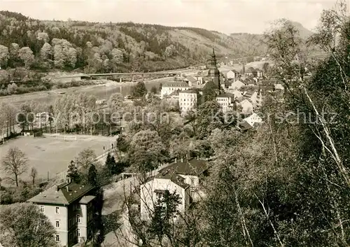 AK / Ansichtskarte Bad Schandau Kirche Panorama Kat. Bad Schandau