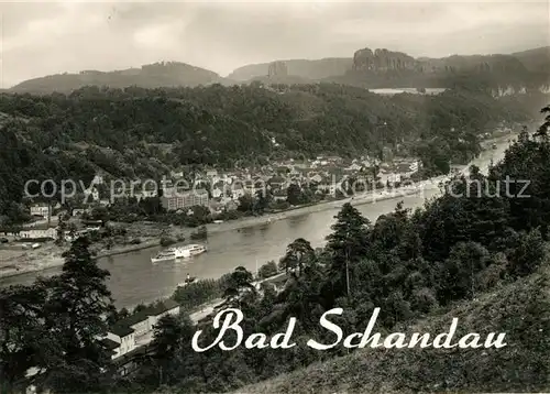 AK / Ansichtskarte Bad Schandau Schrammsteine Kat. Bad Schandau