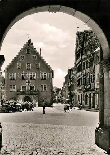 AK / Ansichtskarte Bad Mergentheim Rathaus Kat. Bad Mergentheim