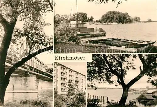 AK / Ansichtskarte Kirchmoeser Havel Bootsanlegestelle Panorama Kat. Brandenburg