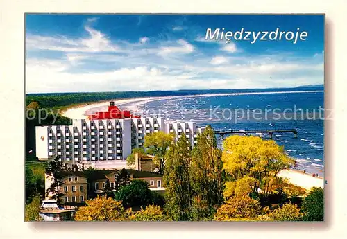 AK / Ansichtskarte Miedzyzdroje Hotel Amber Kat. Misdroy Pommern
