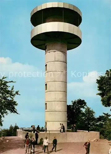 AK / Ansichtskarte Melibokus Turm an der Bergstrasse Kat. Zwingenberg