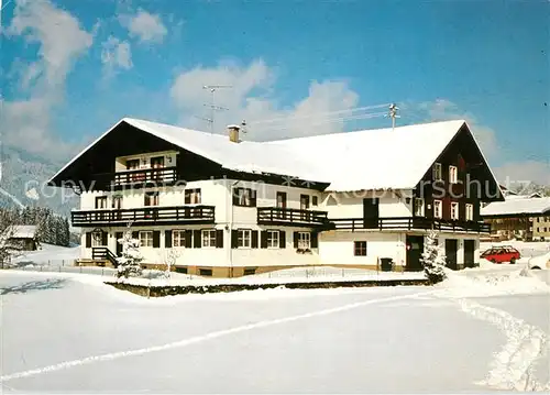 AK / Ansichtskarte Niederdorf Obermaiselstein Haus Hans uecker Kat. Obermaiselstein