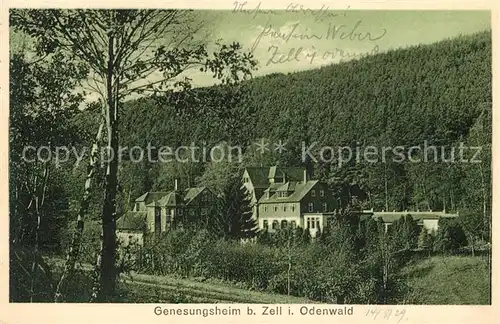 AK / Ansichtskarte Zell Odenwald Genesungsheim Kat. Bad Koenig