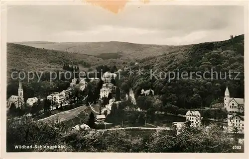 AK / Ansichtskarte Schlangenbad Taunus Panorama Kat. Schlangenbad