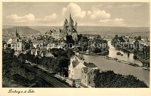 AK / Ansichtskarte Limburg Lahn Stadtpanorama mit Dom Kat. Limburg a.d. Lahn