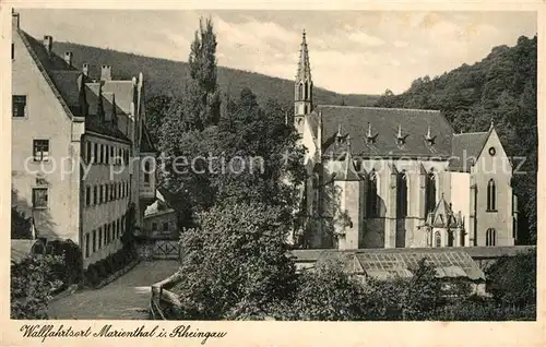 AK / Ansichtskarte Marienthal Rheingau Wallfahrtsort Kloster Wallfahrtskirche Kat. Ruedesheim am Rhein