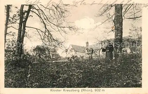 AK / Ansichtskarte Kreuzberg Rhoen Kloster Moench Kat. Gersfeld (Rhoen)