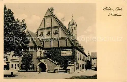 AK / Ansichtskarte Weiden Oberpfalz Rathaus Kat. Weiden i.d.OPf.