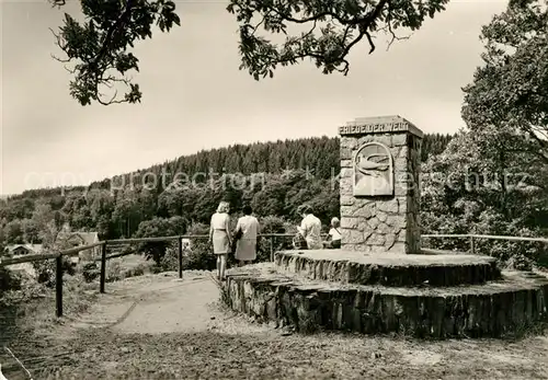 Alexisbad Harz Friedensdenkmal Kat. Harzgerode