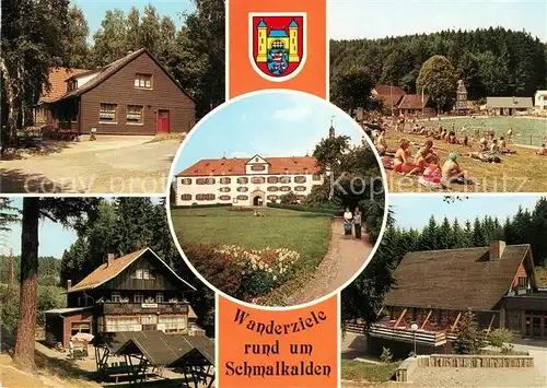 Schmalkalden Berggasthaus Queste Erholungszentrumuessleshof  Kat. Schmalkalden