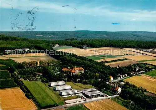 Bad Muender Schule der IG Chemie Papier Keramik Fliegeraufnahme Kat. Bad Muender am Deister