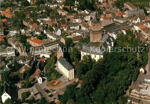 Kleve Schwanenburg im Stadtkern Fliegeraufnahme Kat. Kleve